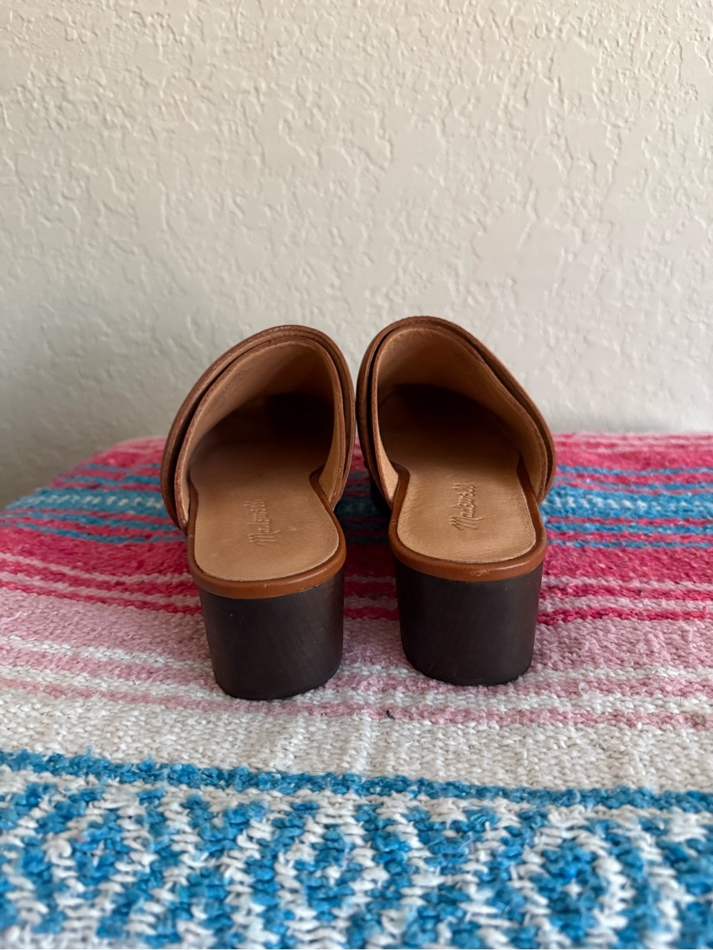 Madewell The Cecily Clog in Oiled Leather Size 6.5 English Saddle NWOB $168 - Picture 16 of 16